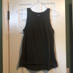 Olive Green Basic Tank Top